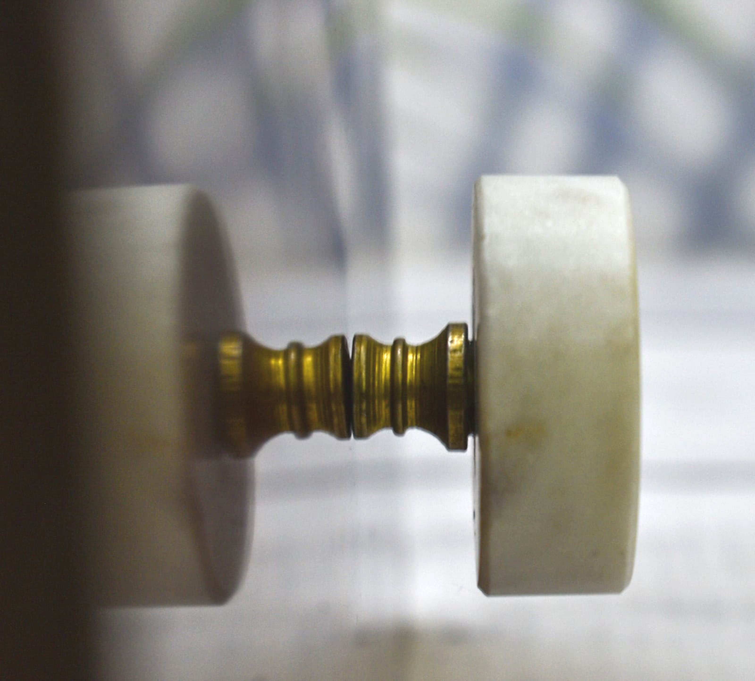 India House- Marble Knobs for Dresser Drawers Chest Cupboard Bathroom Drawer Door Cabinet Kitchen Handmade Handles Pull Knob Pack of 6