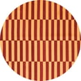 thumbnail image 1 of Ahgly Company Indoor Round Oriental Orange Traditional Area Rugs, 5' Round, 1 of 1