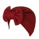 thumbnail image 1 of Gorro turbante Sonducket con lazo grande para mujer Vino rojo, 1 of 6