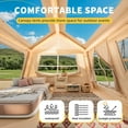 thumbnail image 5 of EROMMY portable Inflatable Tents for Camping with Large Canopy, 3 minutes Easy& Fast Set-up, with Hand Pump, Picnic, Party, Hiking, 5 of 9
