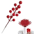 thumbnail image 2 of Clearance Under $1.49! Artificial Berry Branch Picks for Christmas Wreath Garland DIY Holiday Decor, 2 of 3