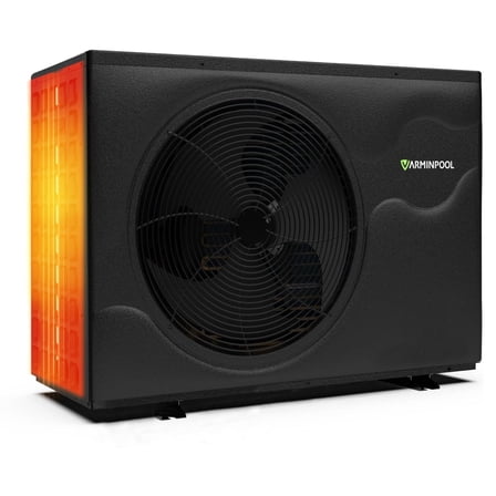 Inverter 100000 BTU Swimming Pool Heat Pump Electric Pool Heater For Inground Pool Heater 220V 30000 Gallon Heating or Cooling WiFi Control Schedule