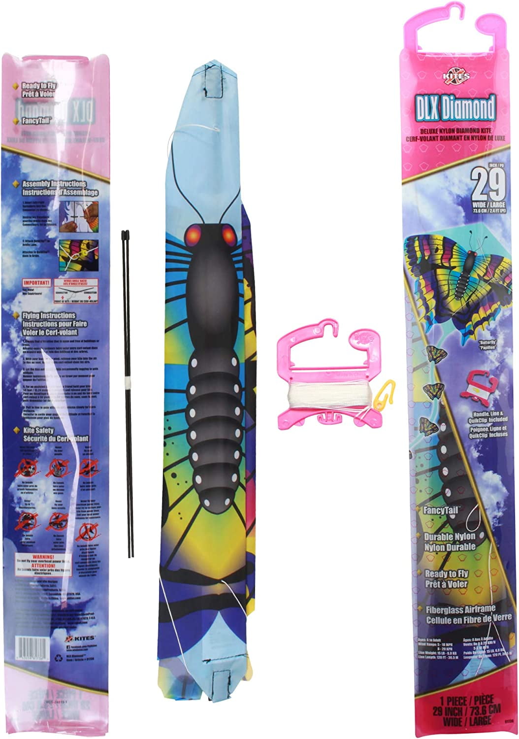 X Kites Dlx Diamond - Butterfly