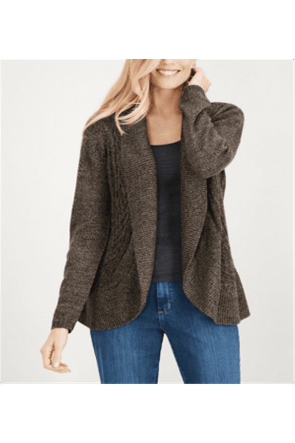Women's Cocoon Cardigan Brown Size X-Small