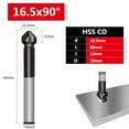 thumbnail image 1 of M35 3 Flute Countersink Drill Bit 90Degree Chamfering Tools Cobalt Tialn Coated, 1 of 5