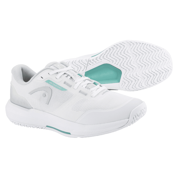 HEAD Revolt Evo 5.0 White Light Grey Womens Tennis Shoes
