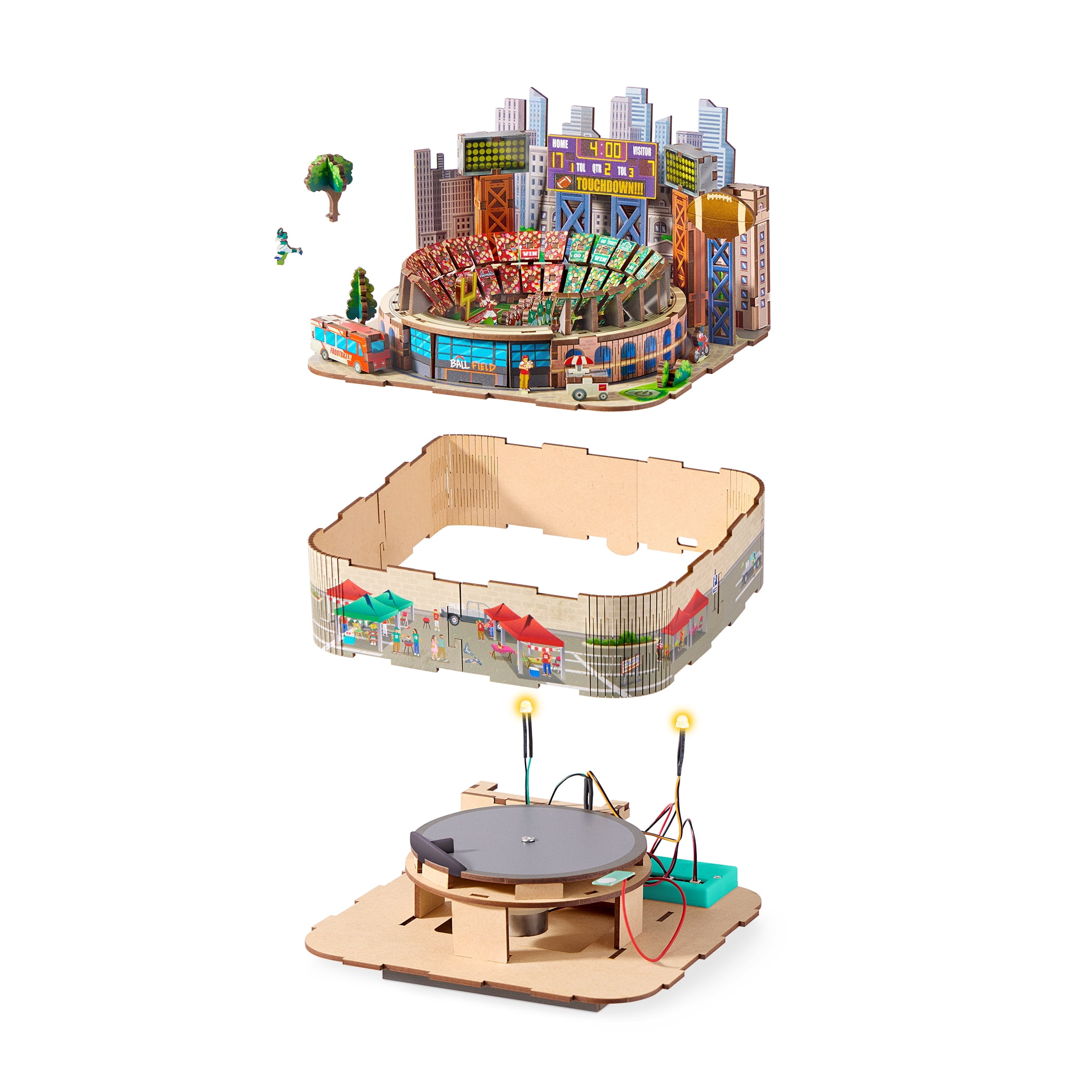 Arkitec Football Stadium  Football Stadium Miniscape 3D Build