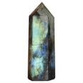 thumbnail image 2 of 2X Moonstone Crystal Column Natural Labradorite Quartz Obelisk Crystal Column Wand Point Healing Stone Home Decor 5-6cm, 2 of 4