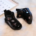 thumbnail image 5 of Ugoldhm Girls Waterproof Snow Boots, Warm Fleece Lined Non-Slip Slip-On Winter Boots with Cute Print, 5 of 7