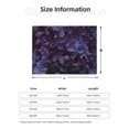 thumbnail image 5 of Yiaed Lilac Print Blanket Throw Blanket Soft Cozy Flannel Blanket for Home Bed Sofa Couch Chair-50"x40", 5 of 6