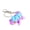 Deep Sea (Random color effects), variant on 1PC 9CM 3D Printed Lucky Dragon Three-dimensional Joint Activity Schoolbag Keychain Ring Pendant, Small Accessory, Gift Keychain
