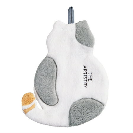 

Cute Cat Hand Towel Microfiber Kitchen Towel High-efficiency Tableware Household