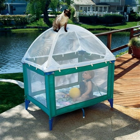 Tots in Mind - Cozy Portable Playard Tent Plus Sunshade