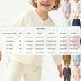 thumbnail image 3 of Annhoo Comfortable Lightweight Tops for Kids Solid Color Crewneck Ribbed Button Down Shirts Casual Fashion Clothes, 3 of 7