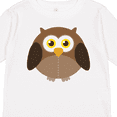 thumbnail image 4 of Inktastic Owl Fat Brown Boys or Girls Long Sleeve Toddler T-Shirt, 4 of 5