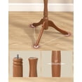 thumbnail image 3 of Coat Stand, Freestanding Solid Wood Coat Rack with 11 Hooks, Hall Tree for Bags, Purses, Hats, for Entryway, Hallway, Walnut Color, 3 of 6