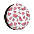 thumbnail image 1 of Fotbe Watermelon Funda de Llanta de Repuesto con Estampado, Engrosada, Ajuste Universal para Jeep, Remolque, RV, SUV, Camión-15 inch, 1 of 6