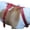 Red, variant on Genuine Leather Dog Harness, 37"-45" Chest, 1" Wide Straps. XXLarge. Newfoundland, Great Dane