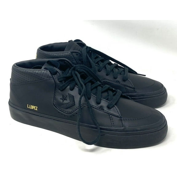 Converse Louie Lopez Pro Mid Shoes Leather Black Skate Sneakers A05089C