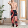 thumbnail image 2 of Sikiie Colorful Floral Flamingo Pajama Pants Men, PJ Bottoms, Sleep & Lounge Pants-Medium, 2 of 6