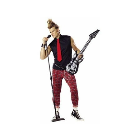 Adult Punk Rock Singer Costume