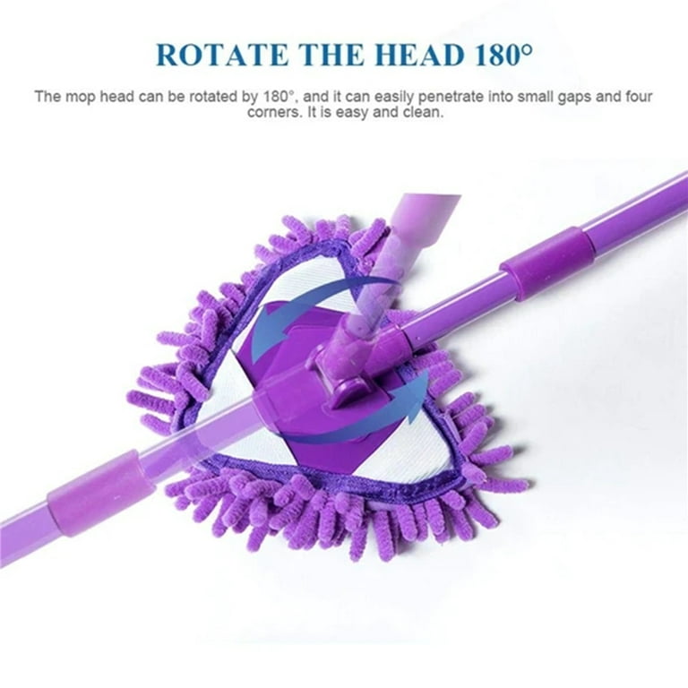 Multifunctional Mini Mop Scalable Dust Floor Cleaning Mop Car Kitchen  Cleaning Duster Tools 180 Degree Rotatable Mops