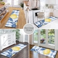 thumbnail image 6 of Yayeee Runner Rug for Bedroom 2'x6' Machine Washable Hallway Non Slip Mat, Light Blue Lemon, 6 of 8