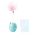 thumbnail image 1 of Interactive Kitten Feather Toy, Cartoon Bell Design Kitten Teaser Toys 360 Degree Rotation  for Outdoor for Kittens Dusty Pink,Mint Green, 1 of 8