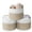 White & Brown (11"x11"x9"), variant on 3 Pack of Rope storage Basket Bins,12"x8"x5" Woven Basket for Organizing Shelves Rectangle Decorative Baskets For storage Clothes Toys Books Towels Square Wicker Nursery basket organizer 3 pack