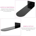 thumbnail image 2 of Shisuyan Shoe Holder Shoe Display Stand Acrylic Black 6 Pieces 7.9x3 In, 2 of 8