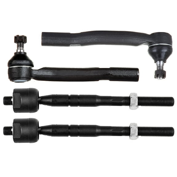 ECCPP 4pcs Front Inner Tie Rod End Front Left Outer Tie Rod End Front Right Outer Tie Rod End fit for 2007-2011 For Toyota Camry