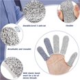 thumbnail image 3 of Protège-doigts Résistant aux Coupures, Anti-Coupure, Manchon pour Doigts, Couvre-Doigts Réutilisables, Pouce Doigt, Facile à Porter, 3 of 6