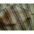 thumbnail image 4 of oneOone Silk Tabby Fabric Stripe & Diamond Block Print Fabric By Yard 42 Inch Wide, 4 of 4