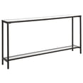 thumbnail image 3 of Uttermost Hayley Steel Metal and Mirror Console Table in Rustic Black, 3 of 10