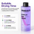 thumbnail image 4 of Líquido acrílico para uñas VANSISOS Professional 240 ml para acrílico, 4 of 7