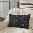thumbnail image 5 of Lsque Lavender Flowers Pattern Pillow Case – Soft & Cozy Throw Pillow Cover, Hypoallergenic Cushion Case for Sleeping Women with Envelope Closure-16"x24", 5 of 6