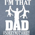 thumbnail image 3 of CafePress - I'M That Dad Sorry Not Sorry Fathers D T Shirt - Mens Tri-blend T-Shirt, 3 of 4
