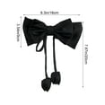 thumbnail image 3 of DefiDgd Bow Curtain Tiebacks,Bowknot Decorative Curtain Strap,for Home Bedroom Offices Dining Rooms Wedding Party Decoration(Black), 3 of 6