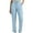 Light Blue, variant on Aofany Cargo Pants for Women Elastic Waist Multi-pocket Straight Leg Pant Solid Color High Waist Workwear Pants