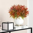 thumbnail image 3 of NAMZI 8 Pcs Outdoor Fake Plants UV Resistant Artificial Tall Grass Plants Faux Tropical Flowers Bushes Decor Whitee, 3 of 4
