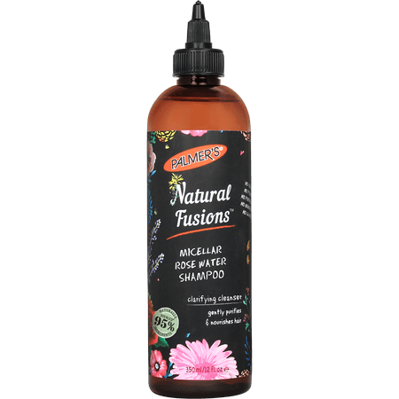 Palmers Natural Fusions Micellar Rose Water Cleanser Clarifying Shampoo 12 oz