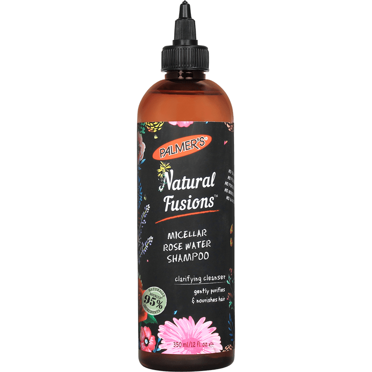 PALMER'S Natural Fusion Micellar Rosewater Shampoo (12oz) PALMER'S Natural Fusion Micellar Rosewater Shampoo (12oz)