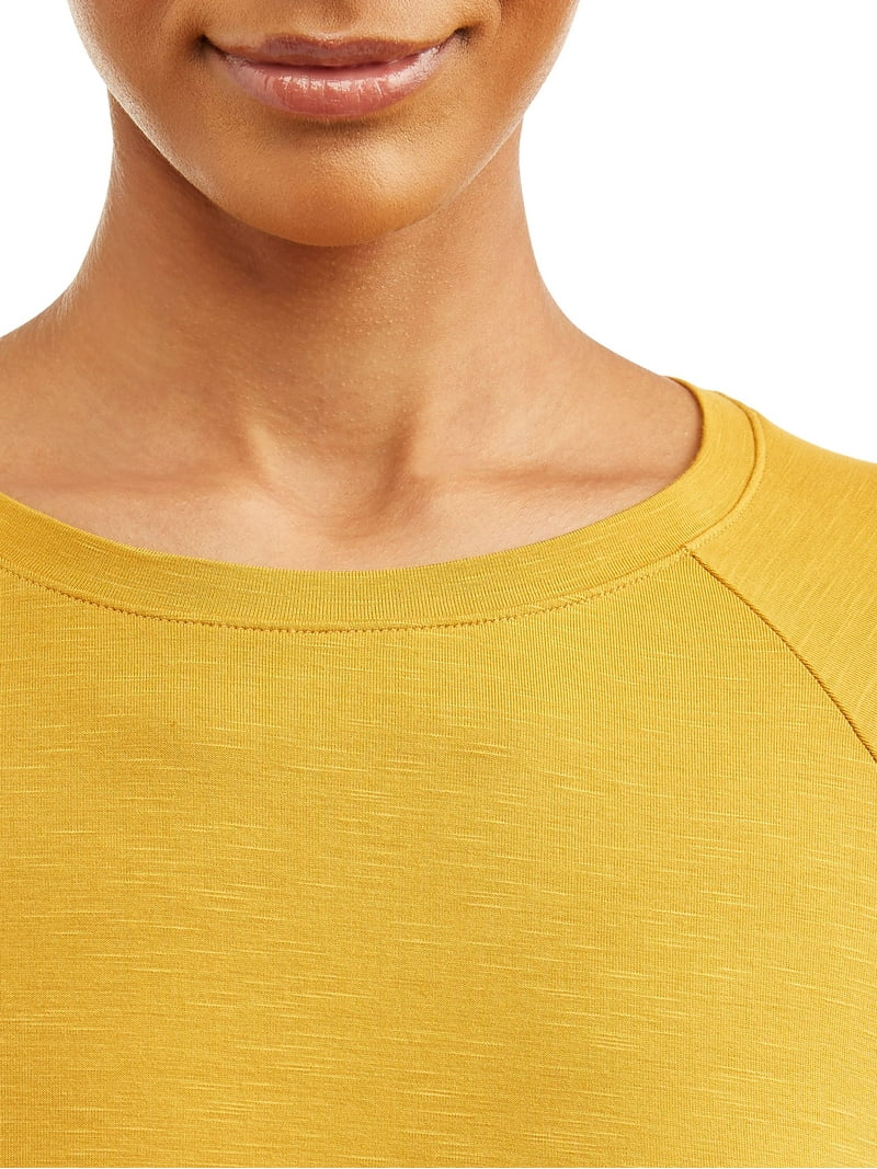 ★TIMCOMIX★ Mundo Tsavo Raglan Long Sleeve Yellow Subi Wax Running Long Sleeve T-Shirt - Premium Performance