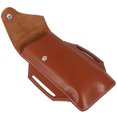 thumbnail image 1 of RENACLIPY Portable Brown Waist Bag Outdoor with Button Design for Phone Keys and Tickets Storage, 1 of 7