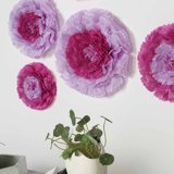 Efavormart 6 Multi Size Pack | Carnation Lavender 3D Wall Flowers Giant Paper Flowers - 7",9",11 ...