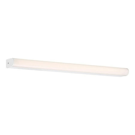 

WAC Lighting Nightstick 25 1-Light LED Aluminum Bathroom Vanity Light in White