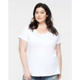 thumbnail image 2 of IWPF - Women's Plus Size Curvy T-Shirt - American Flag 4th of July, 2 of 4