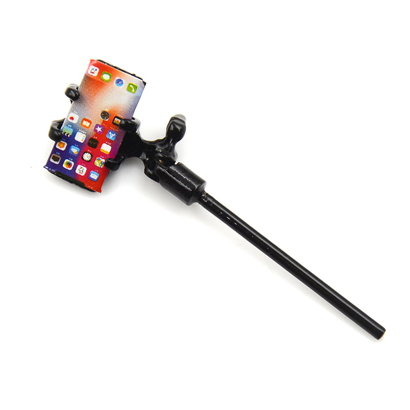 TruPeony 1:12 Dollhouse acessories miniature the selfie stick + cell phone  model