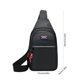 thumbnail image 2 of Bolsa Impermeable de Nylon Del Pecho de los Hombres - Paquete Frontal Elegante - Bolsa Multicapa de Gran Capacidad Bolsa de Cuerpo Cruzado Pequeña, 2 of 8