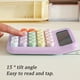 thumbnail image 4 of Calculadora de escritorio tipo tableta, sencilla y delgada, con pantalla de 12 dígitos, clara y fácil de abrir y leer, ideal para oficina, estudiantes, negocios, regalos, calculadoras., 4 of 6
